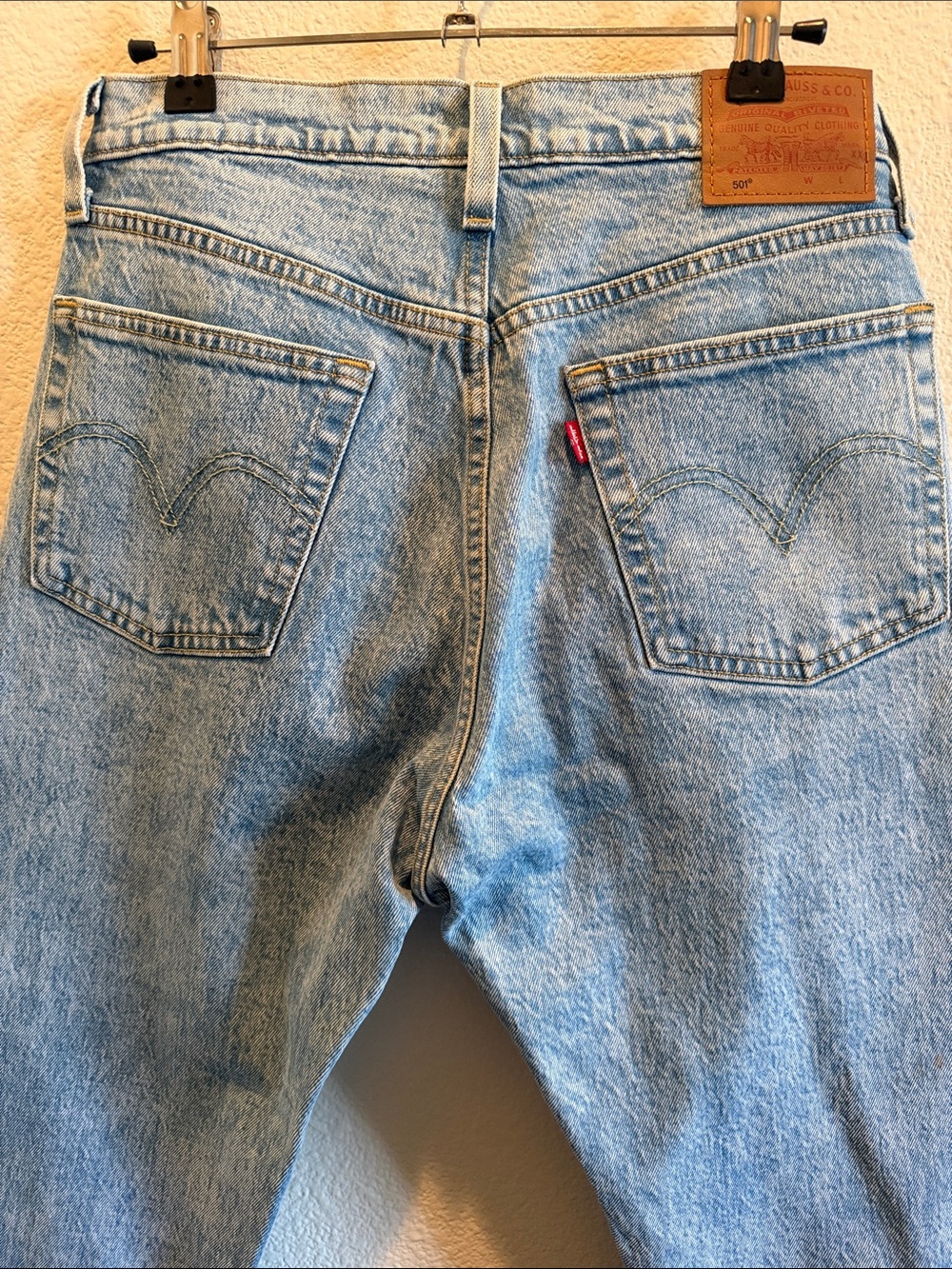 Levi's 501 Crop in Tango Surge W27 L26 Vintage Inspired - Picture 5 of 11